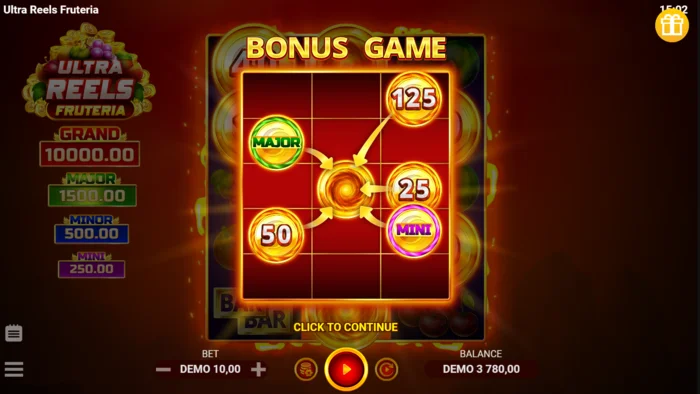 Ultra Reels Fruteria - kuanza kwa chumba cha Hold and Win